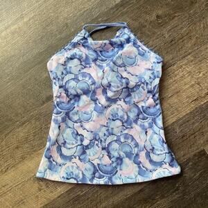 Tommy Bahamas Island Cays Abalone Reversible High neck Tankini Top
